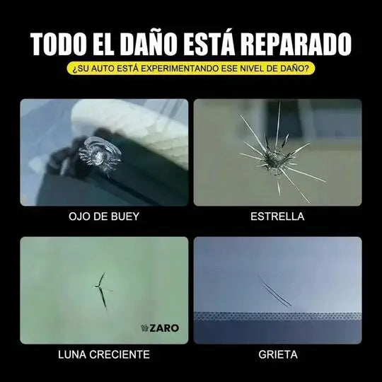 Kit Reparador de Vidrios de Auto.