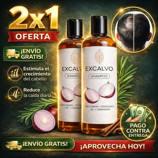 SHAMPOO EXCALVO|TU SOLUCIÓN DEFINITIVA✅