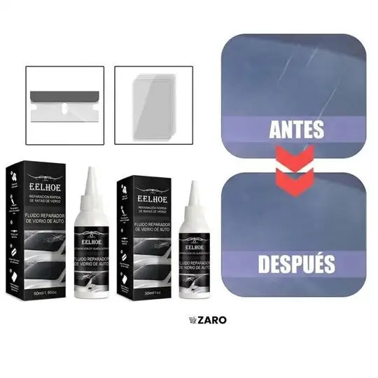 Kit Reparador de Vidrios de Auto.