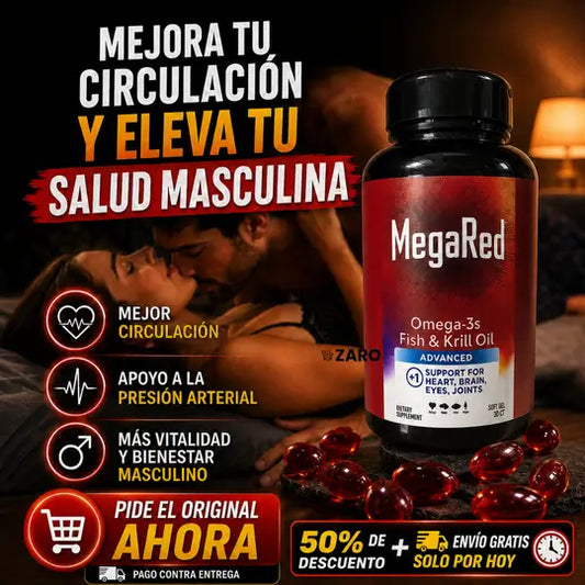 Mejora tu circulación con Mega Red 🩸