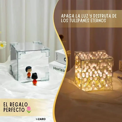 Lampara de tulipanes eternos