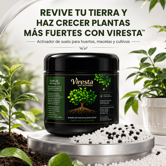 🌱 REVIVE TU TIERRA Y HAZ CRECER PLANTAS MÁS FUERTES CON VIRESTA🏡